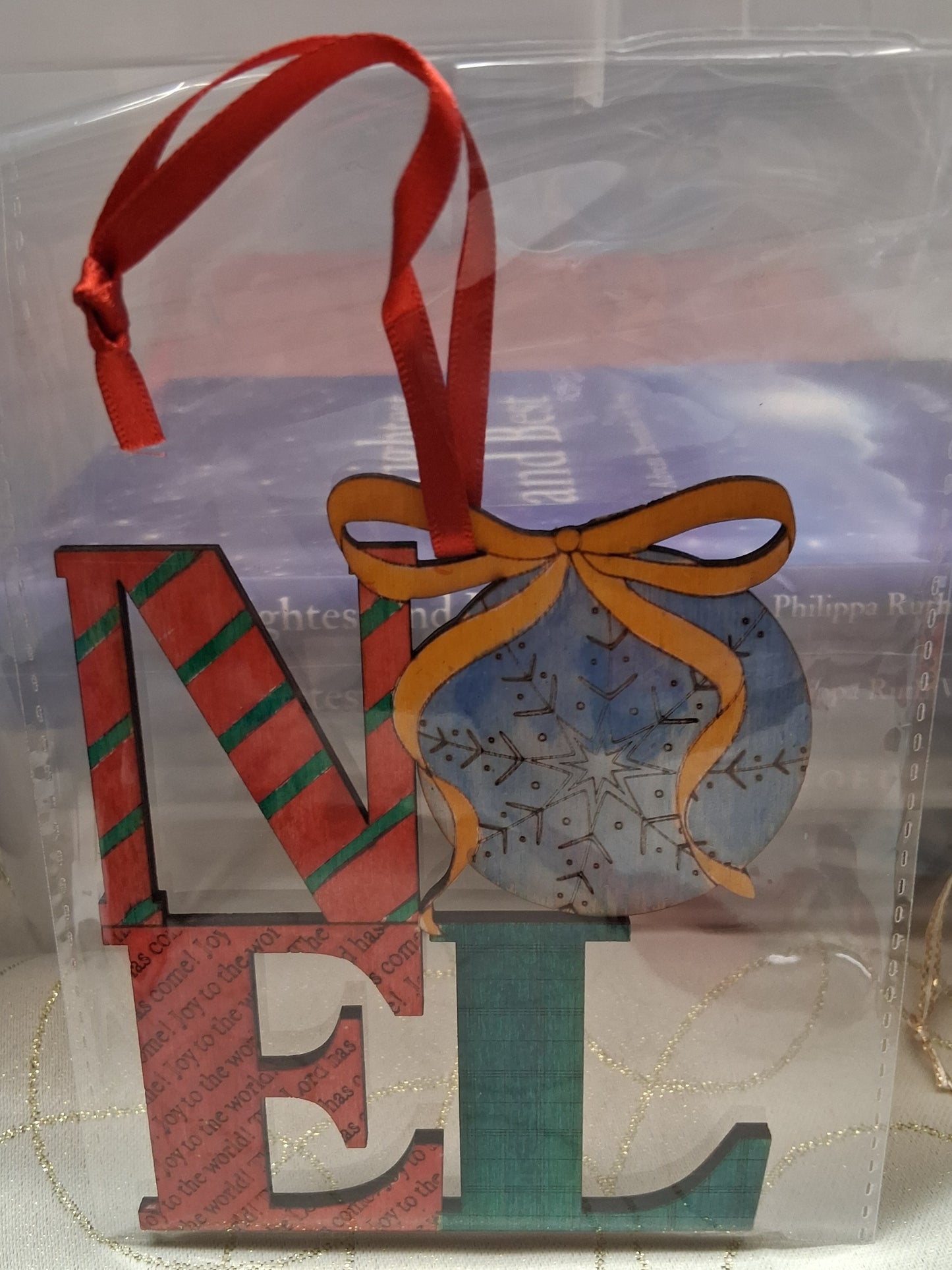 Wooden "Noel" Hanging Ornament