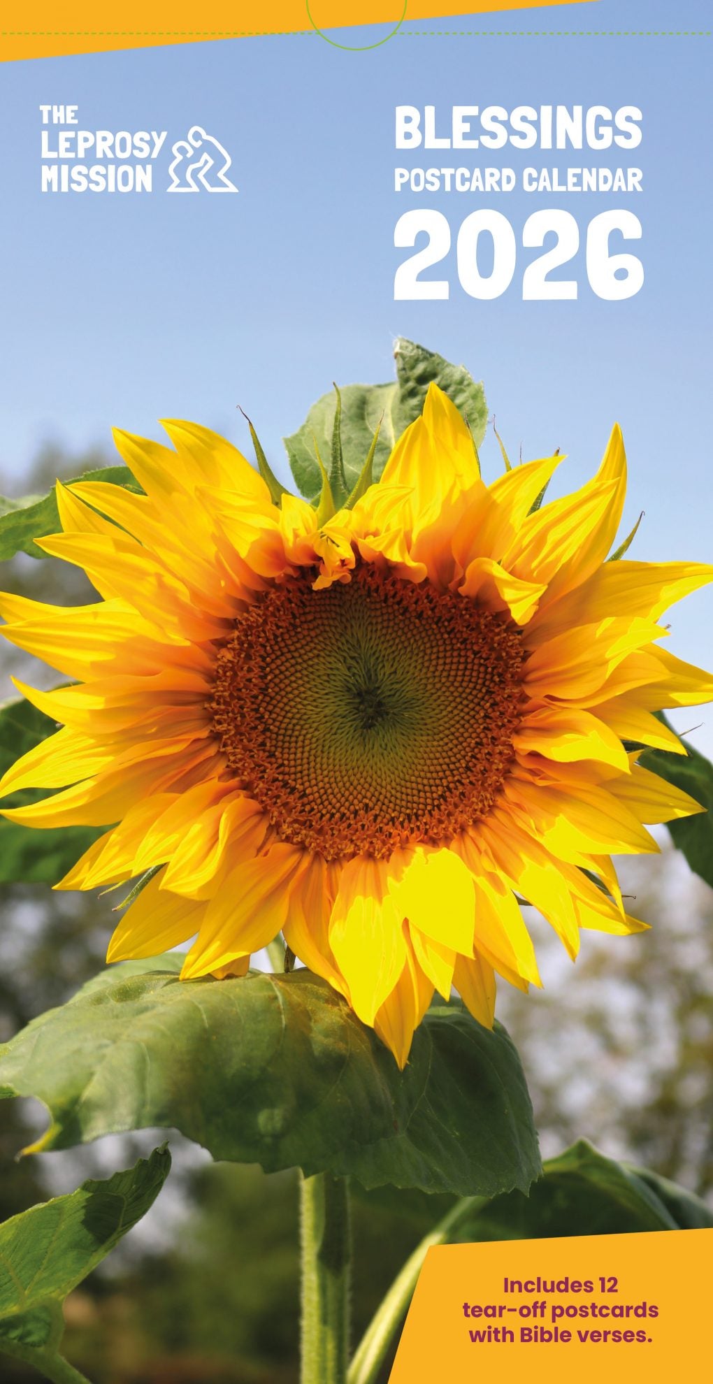Blessings Postcard Calendar 2026 - The Leprosy Mission