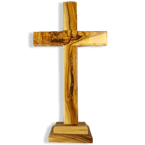 Olivewood Standing Cross  - Extra Large 29cm