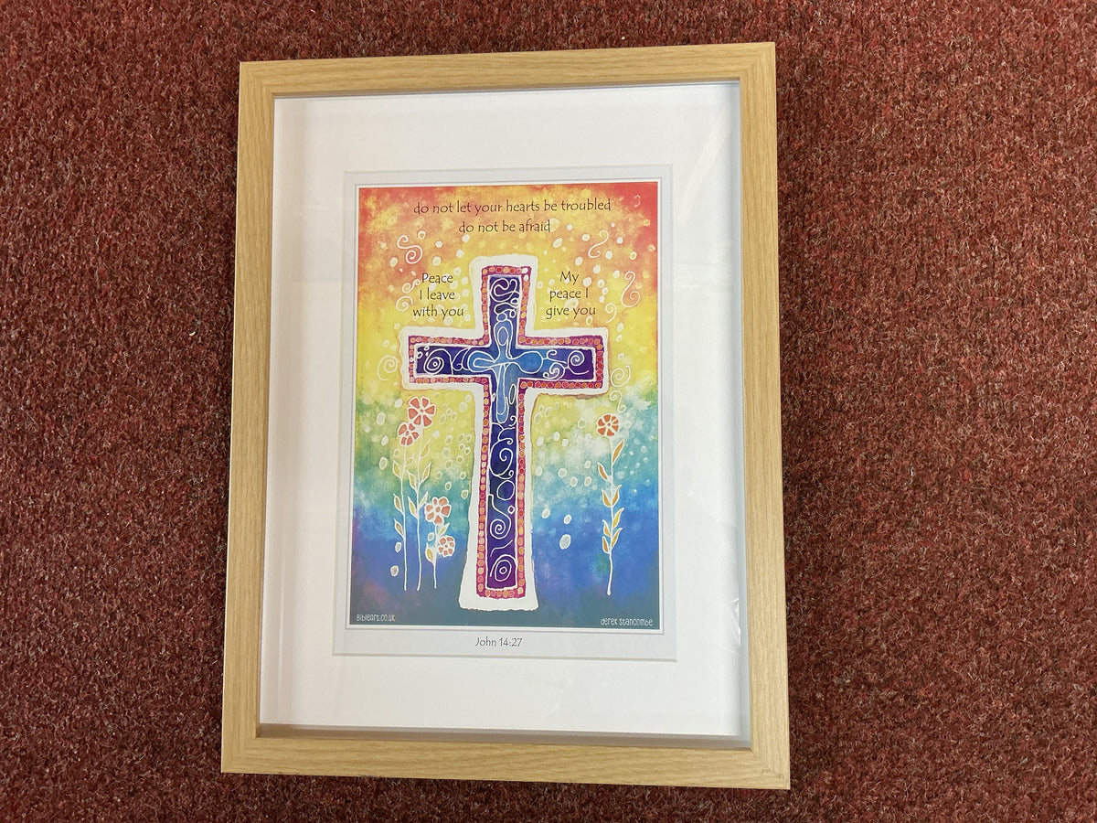 Peace I Leave with You - Framed print