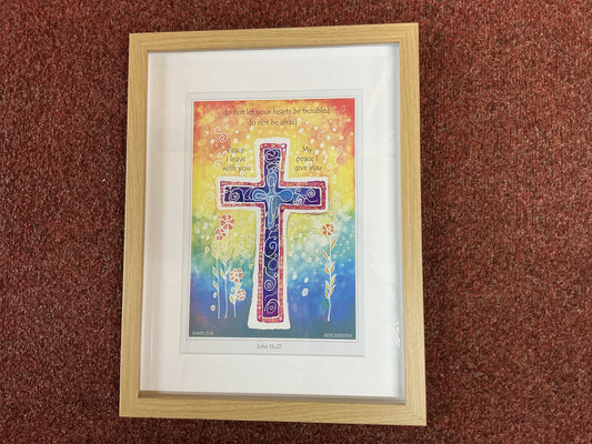 Peace I Leave with You - Framed print