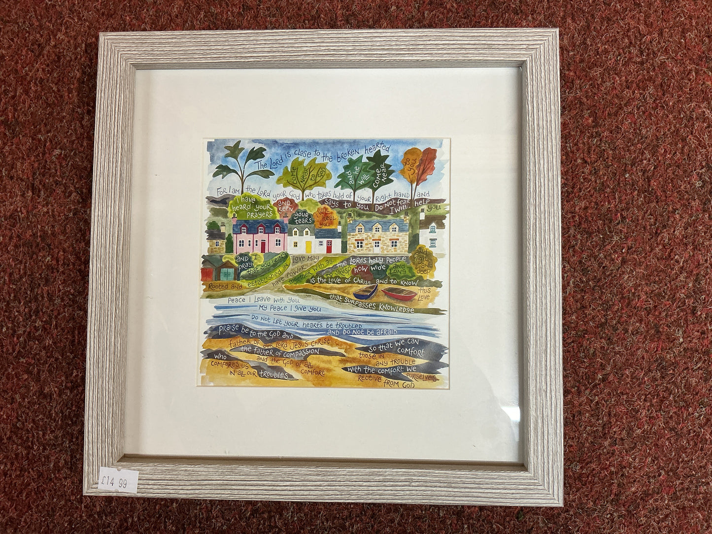 Father of Compassion - HAN04 Hannah Dunnett Square Framed Print