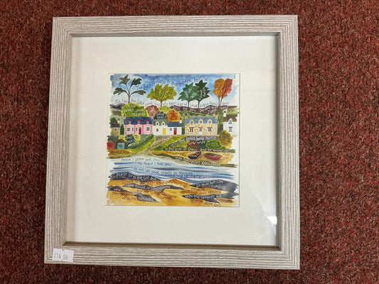 Father of Compassion - HAN04 Hannah Dunnett Square Framed Print