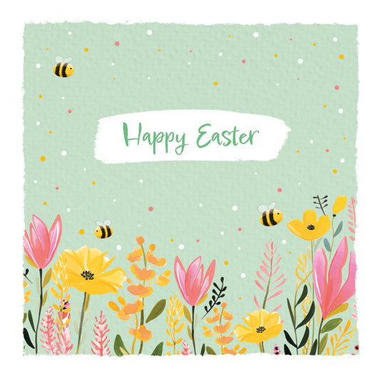 Spring Bees - Easter Cards - Pack of 4