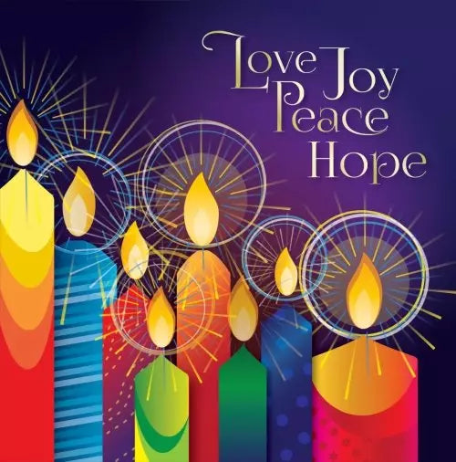 Love, Joy, Peace, Hope Christmas Cards