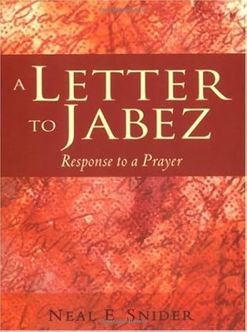 A Letter to Jabez