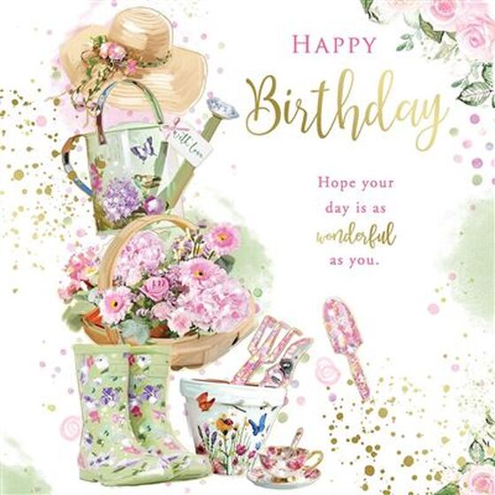 Happy Birthday = Card - Female