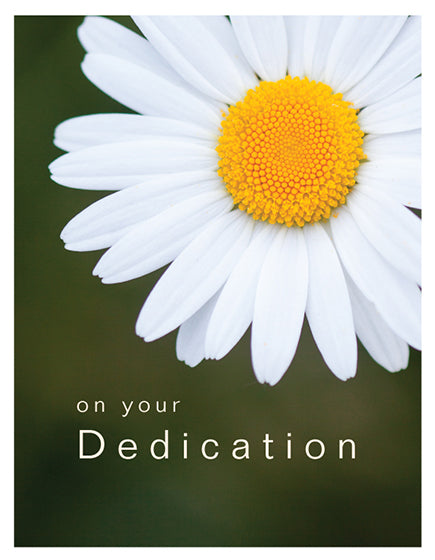 On Your Dedication - Card