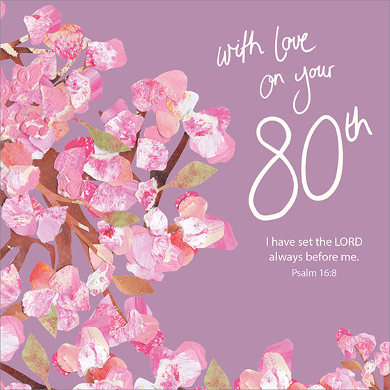 80th Birthday Card