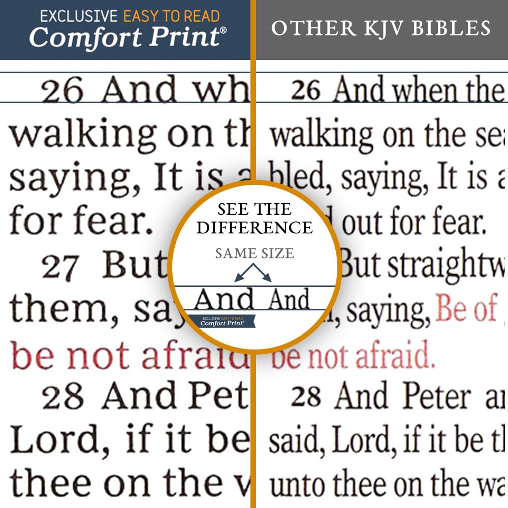 KJV Large Print Center Column Reference Bible