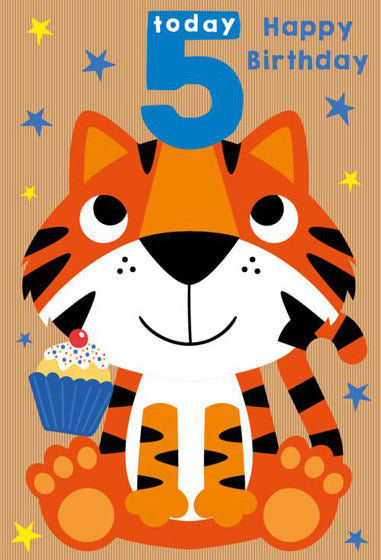 Happy Birthday 5 Today - Card