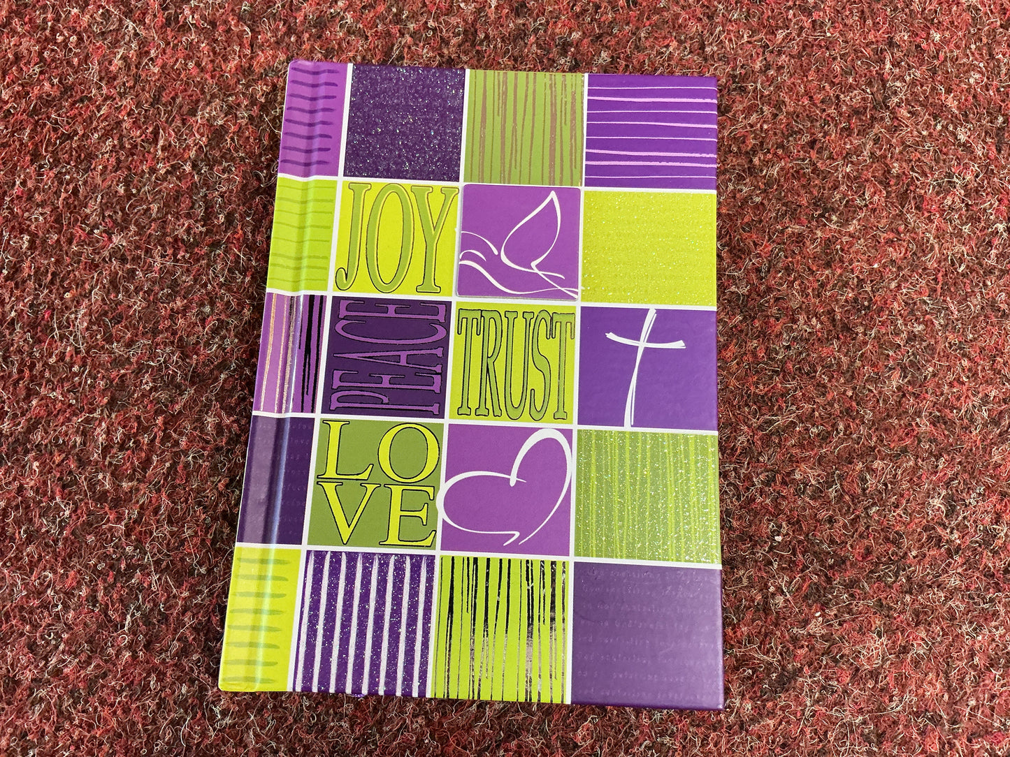 Joy, Peace, Trust, Love Notebook