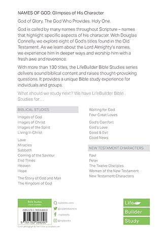 Names of God (Lifebuilder Study Guides): Glimpses of His Character