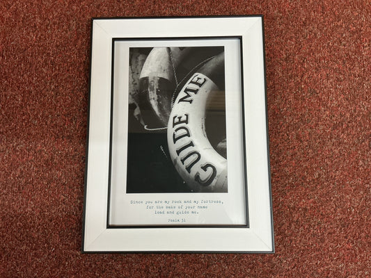 Guide Me - A4 Framed Print