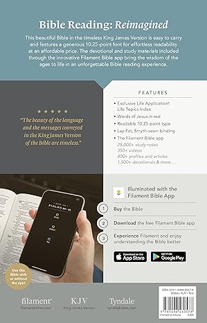 KJV Large Print Premium Vale Thinline Bible (Black Celtic Cross)