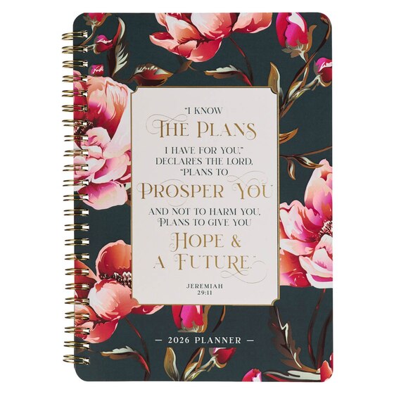 I Know The Plans Spiral Daily Planner/Diary 2026