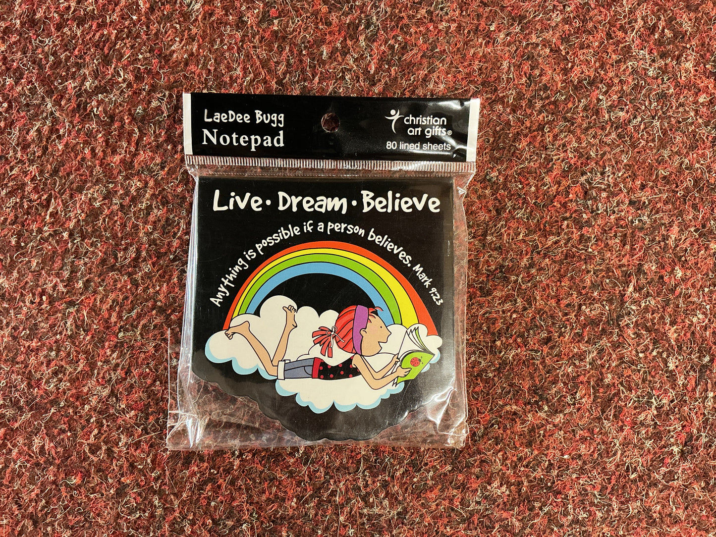 Live. Dream. Believe. Notepad