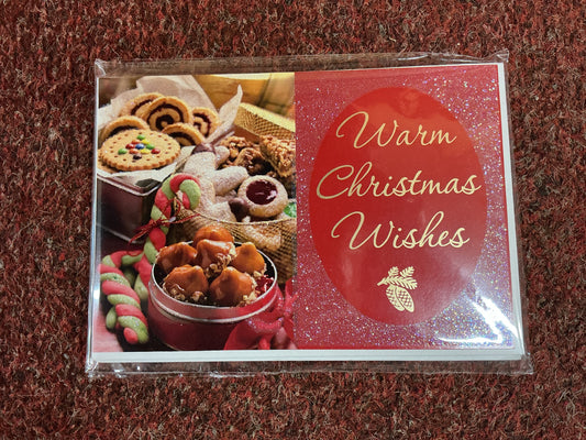 Warm Christmas Wishes - Pack of 5 Christmas Cards
