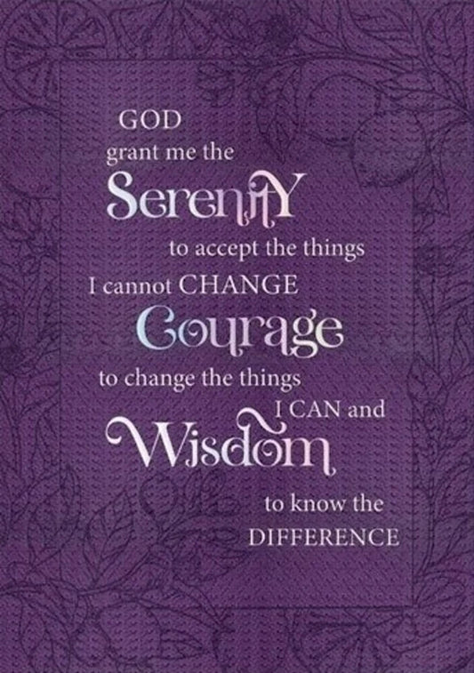 Serenity Prayer Journal