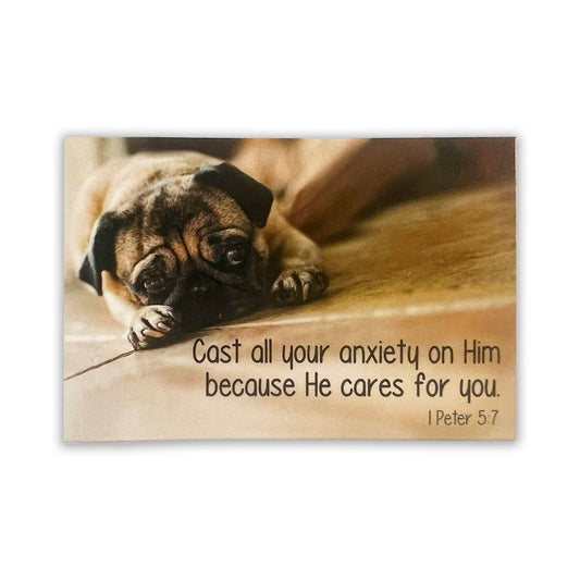 Pass It On Prayer Cards - Cast all your anxiety