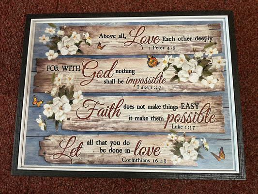 Scripture Framed Print - SH01