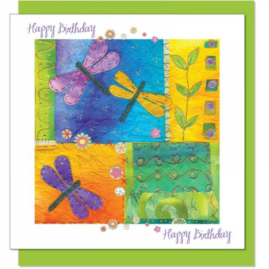 Happy Birthday Dragonfly Card