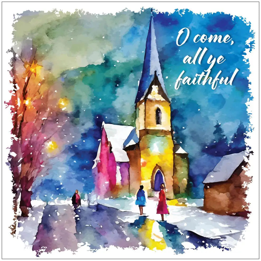 O Come all ye Faithful Christmas Cards