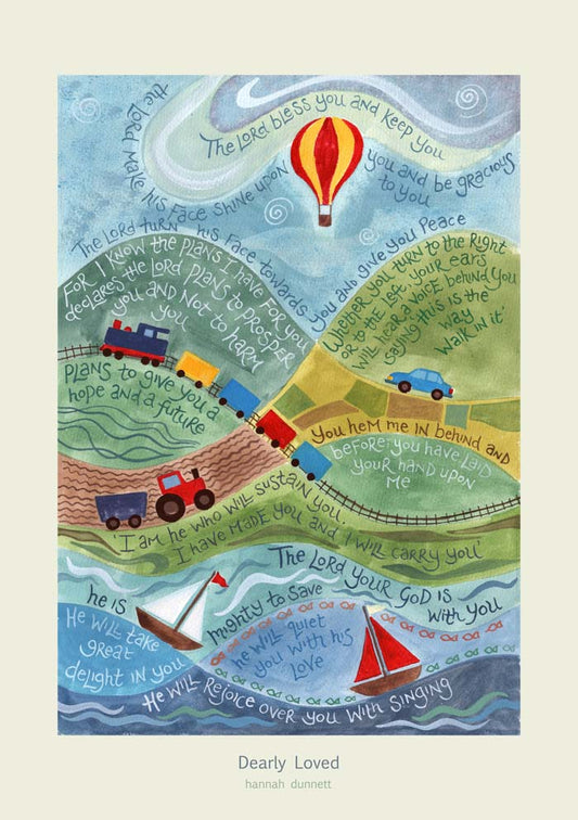 Dearly Loved - Hannah Dunnett Greeting Card