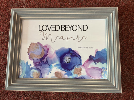 Loved Beyond Measure - Framed Print - Lesley Hollingworth