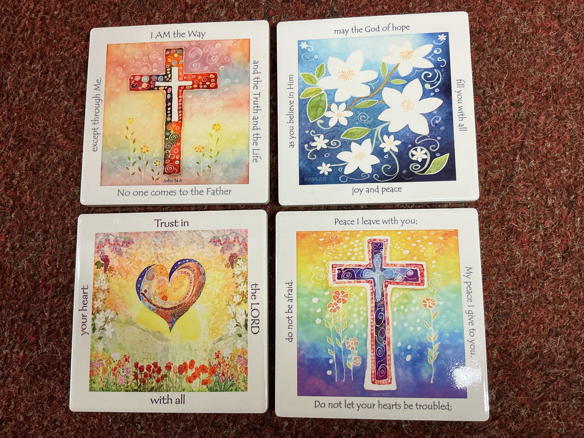 Ceramic Coasters - Pack of 4 in a Box