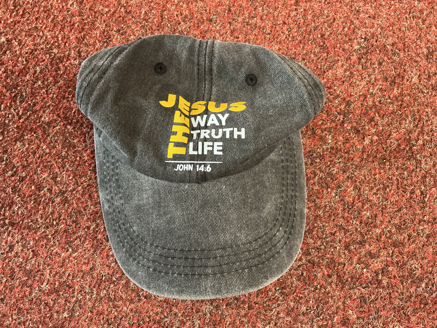 Baseball Cap - Jesus, The Way, Truth, Life. John 14 v 6