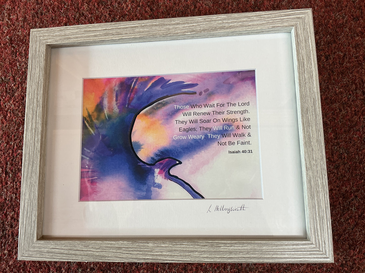 Eagle Framed Print - Lesley Hollingworth