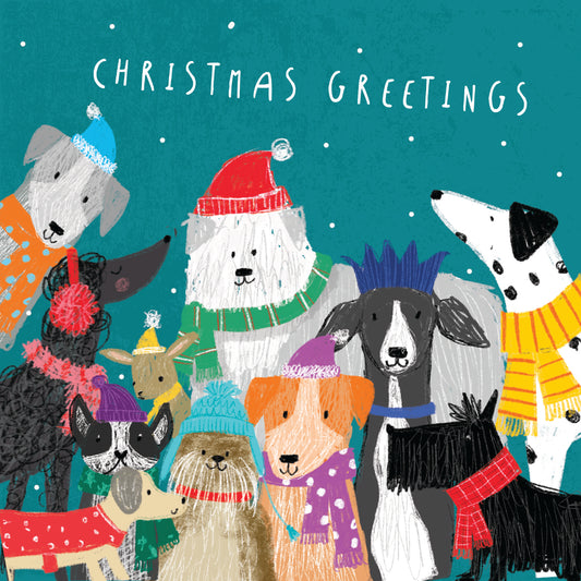 Christmas Greetings Dogs - Foodbank Christmas Cards