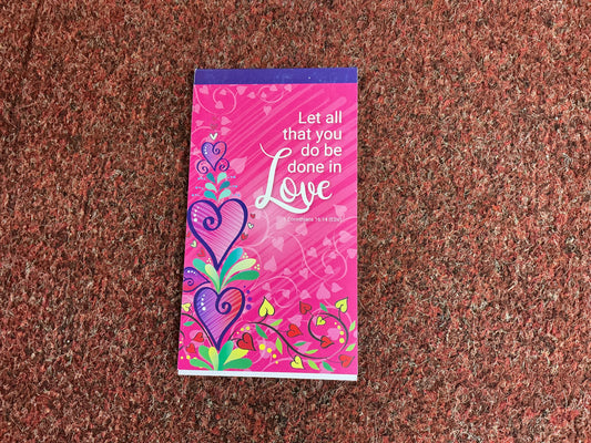 Notebook - Let all you do be done in Love