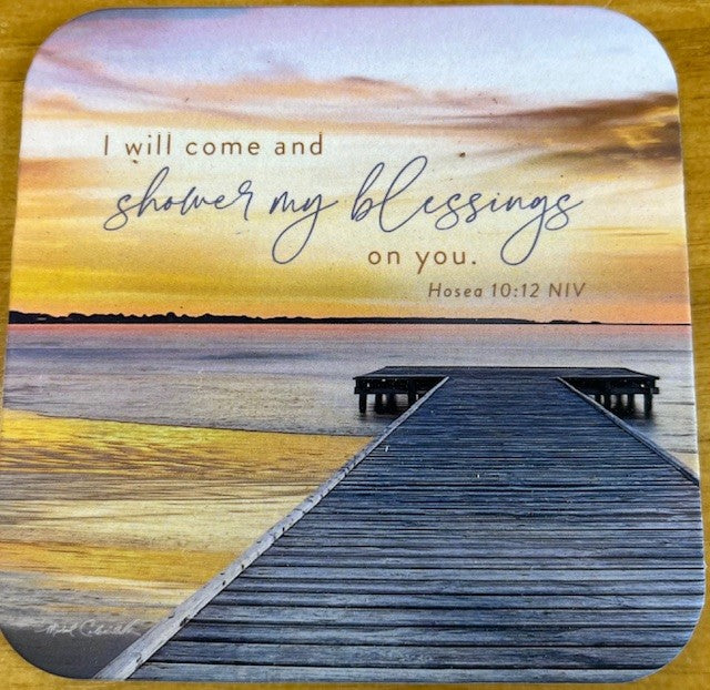 Shower my blessings Coaster