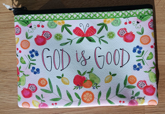 God is Good - zipper Purse