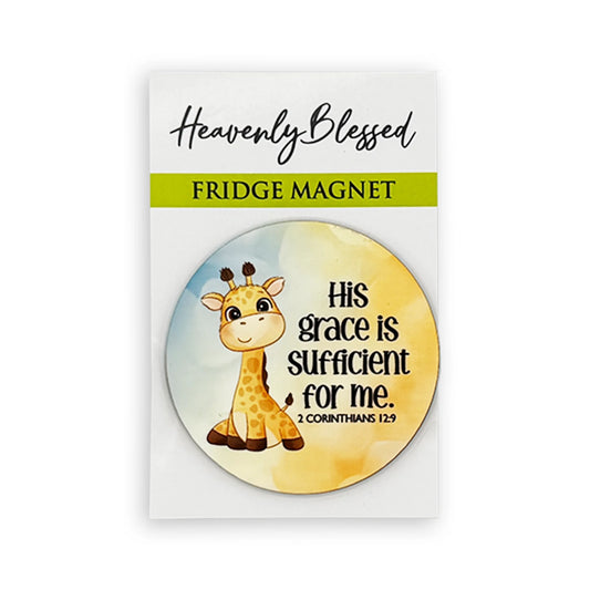 Fridge Magnet - His Grace is Sufficient for me