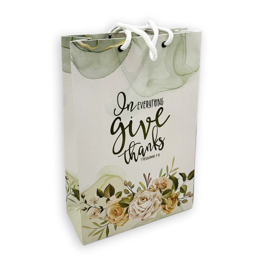 Gift Bag - Medium - In Everything Give thanks