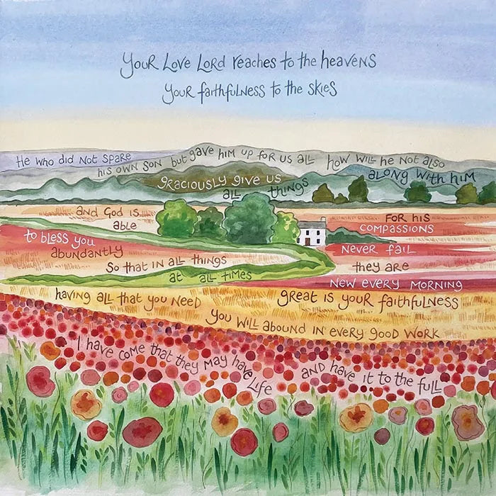 Hannah Dunnett Card - Abundant Blessings
