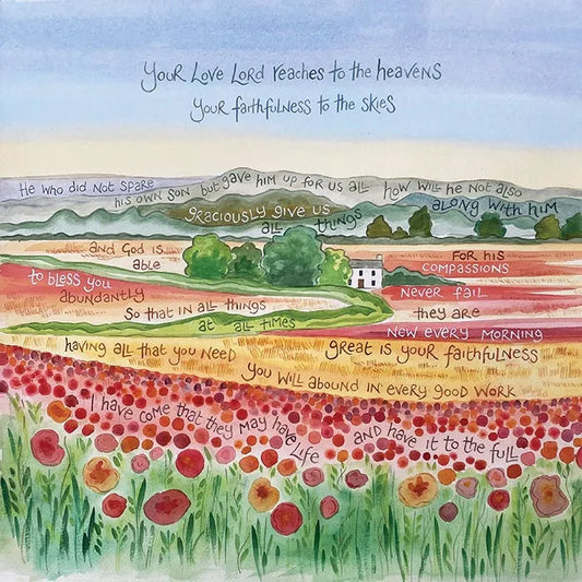 Hannah Dunnett Card - Abundant Blessings