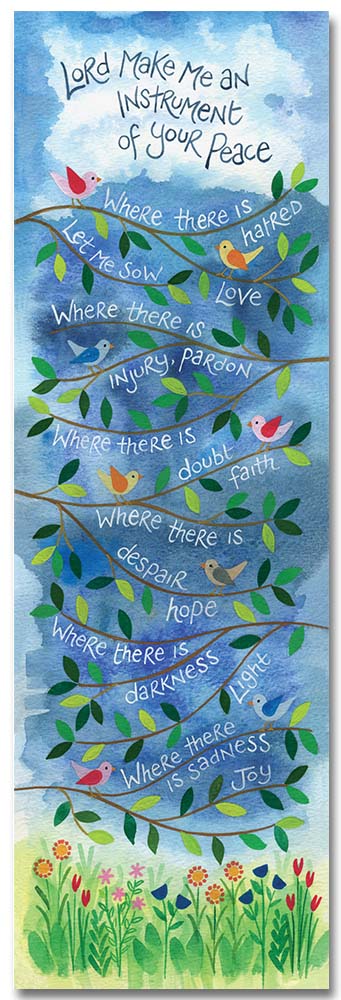 Book Mark - Double Sided - An instrument of Your Peace - Hannah Dunnett