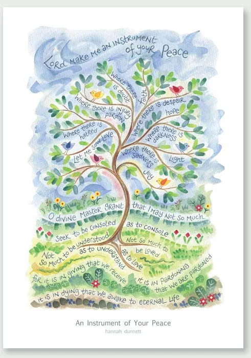 An instrument of Your peace - Greeting Card - Hannah Dunnett