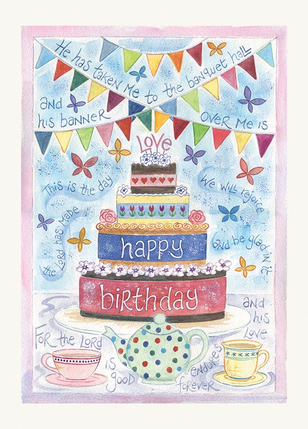 Birthday Cake - Hannah Dunnett Card