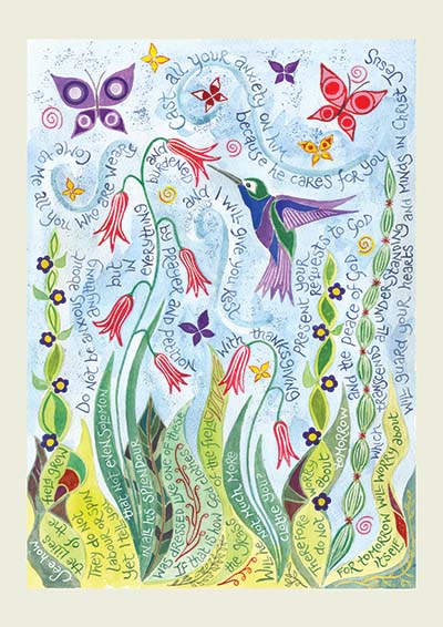 Do Not Worry - Single Notecard - Hannah Dunnett