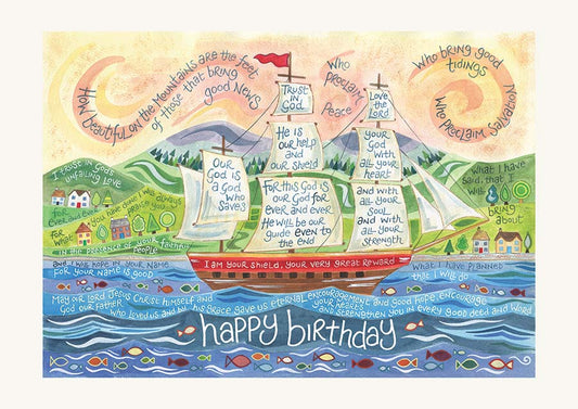 Happy Birthday - Tall Ship - Hannah Dunnett
