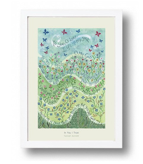 In You I Trust - HAN33 Hannah Dunnett A4 Framed Print