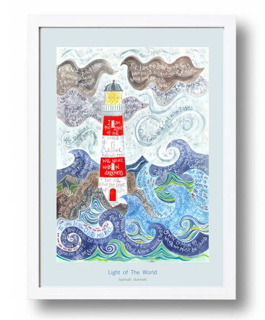 Light of the World - Hannah Dunnett A3 framed print - HAN14