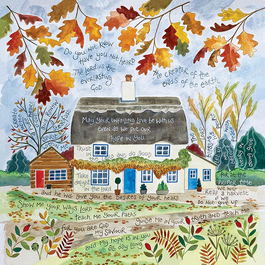 My Hope Is In You - HAN36 Hannah Dunnett Square Framed Print