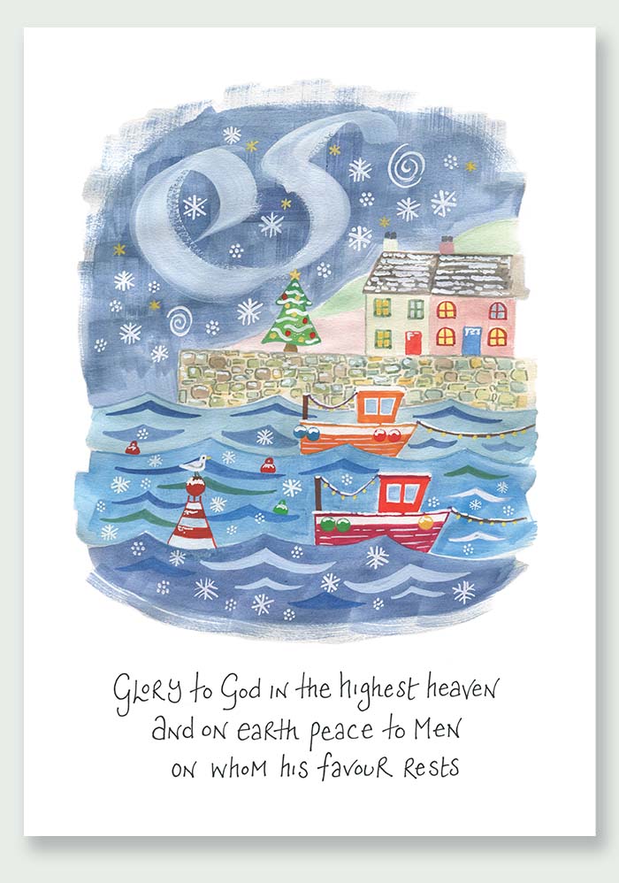 Hannah Dunnett Christmas Cards - Peace on Earth - Pack of 5