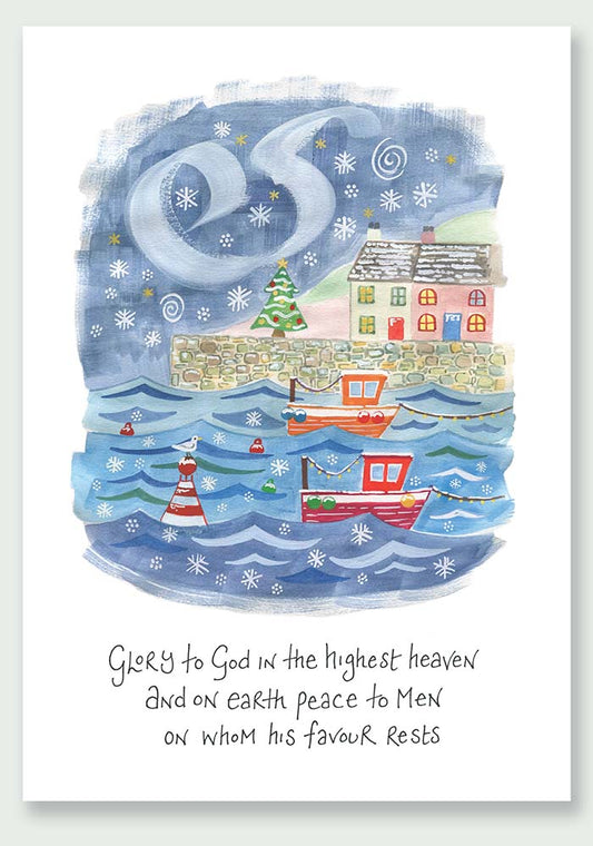 Hannah Dunnett Christmas Cards - Peace on Earth - Pack of 5